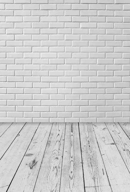 photography backdrop white brick wall wood floor backdrops photo