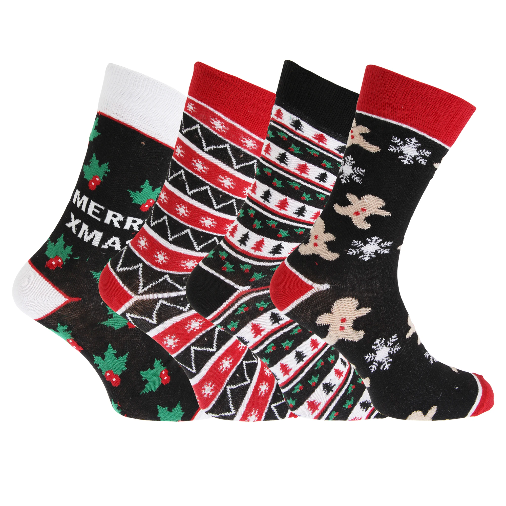 Buy Festive Fun Mens Christmas Dress Socks (4 Pairs