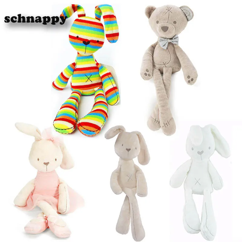 Cute Easter Bunny Soft Plush Rabbit Stuffed Animal Toy Appease Baby Bed Pillow Toy Kids Baby Girl Kawaii Kid Baby Birthday Gift