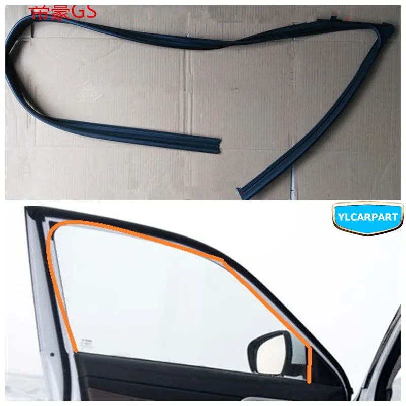 

For Geely Atlas,Boyue,NL3,SUV,Proton X70,Emgrand X7 Sports,Car window glass rubber run guide channel