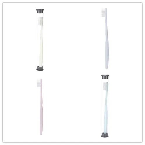 1pcs Soft Toothbrush Portable With Travel Storage Case Creative Adult ABS Bristle Brush Tooth Cleaning Brace Support