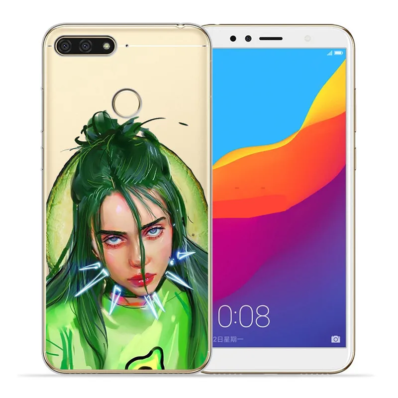 Роскошные Billie eilish для huawei Honor 10 9 8 8X 8C 7A 7C 7X7 6X 6A 20 Pro V20 20i Lite чехол для телефона чехол Funda Coque Etui Капа - Цвет: 1808