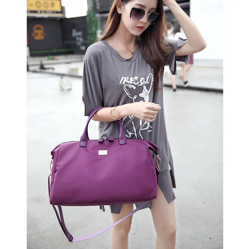 Women's Travel Bags Yoga Gym Bag for Fitness Handbags Tote Waterproof Shoulder Oxford Crossbody Pouch Women Sac De Sport XA362WA