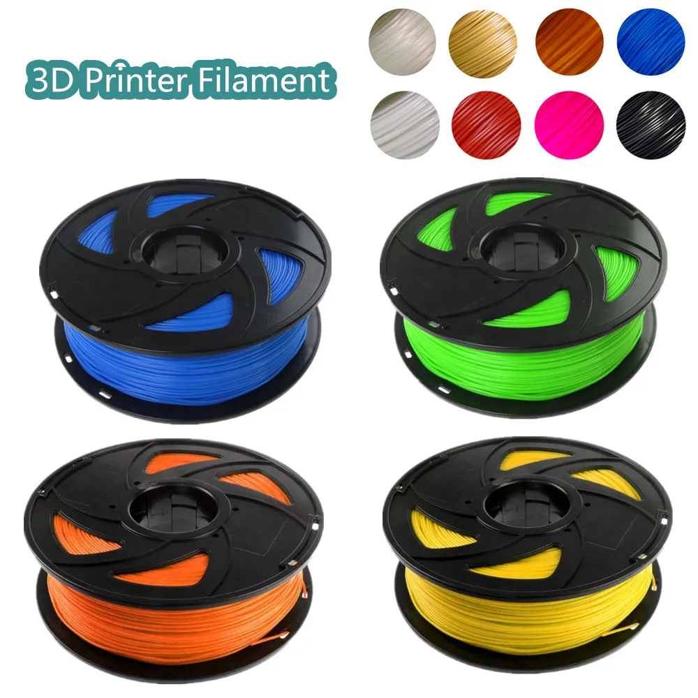 

3D Printer Filament PLA/ABS 1.75mm 1kg Plastic Rubber Consumables Material
