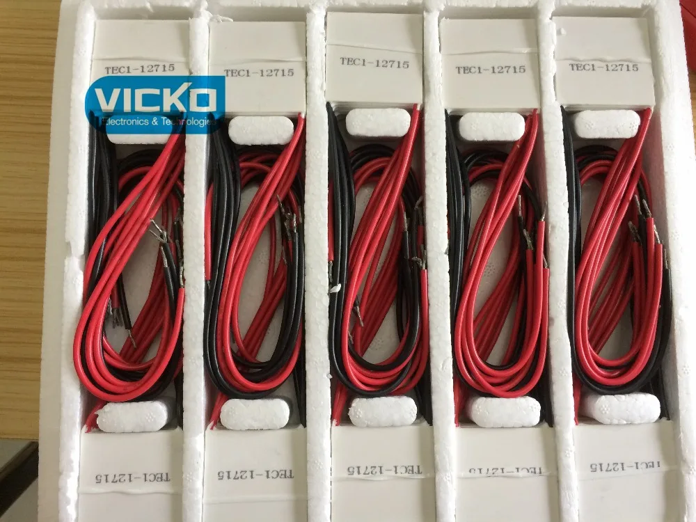 

[VK] Best! TEC1-12715 Heatsink Thermoelectric Cooler Cooling Peltier Plate 12715 40*40mm switch
