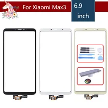 Сенсорный экран для Xiao mi Max3 mi Max 3 Max3 mi Max3 сенсорный экран дигитайзер Сенсорная панель сенсор переднее стекло замена