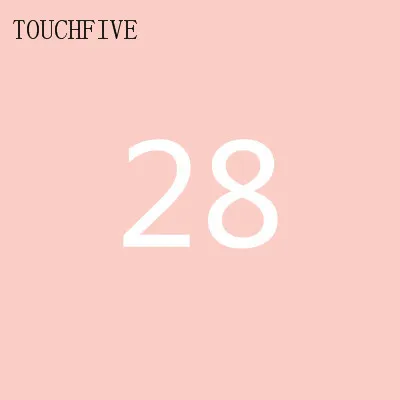 1 шт. TouchFive на выбор, 168 цветов, маркеры для эскизов, маркеры на спиртовой основе, набор цветных маркеров, товары для рукоделия, ручка для школы - Цвет: 28