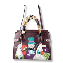 Новинка, распродажа, модная сумка через плечо с вышитой сказкой, дизайнерская женская сумка, женские сумки-мессенджеры, высокое качество