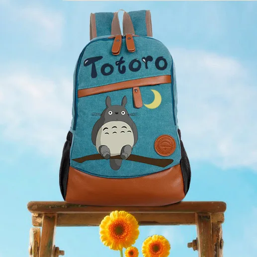 Аниме Tonari no Totoro Косплей ручная роспись Мужская и Женская Корейская Студенческая сумка diy персонализированный Рюкзак