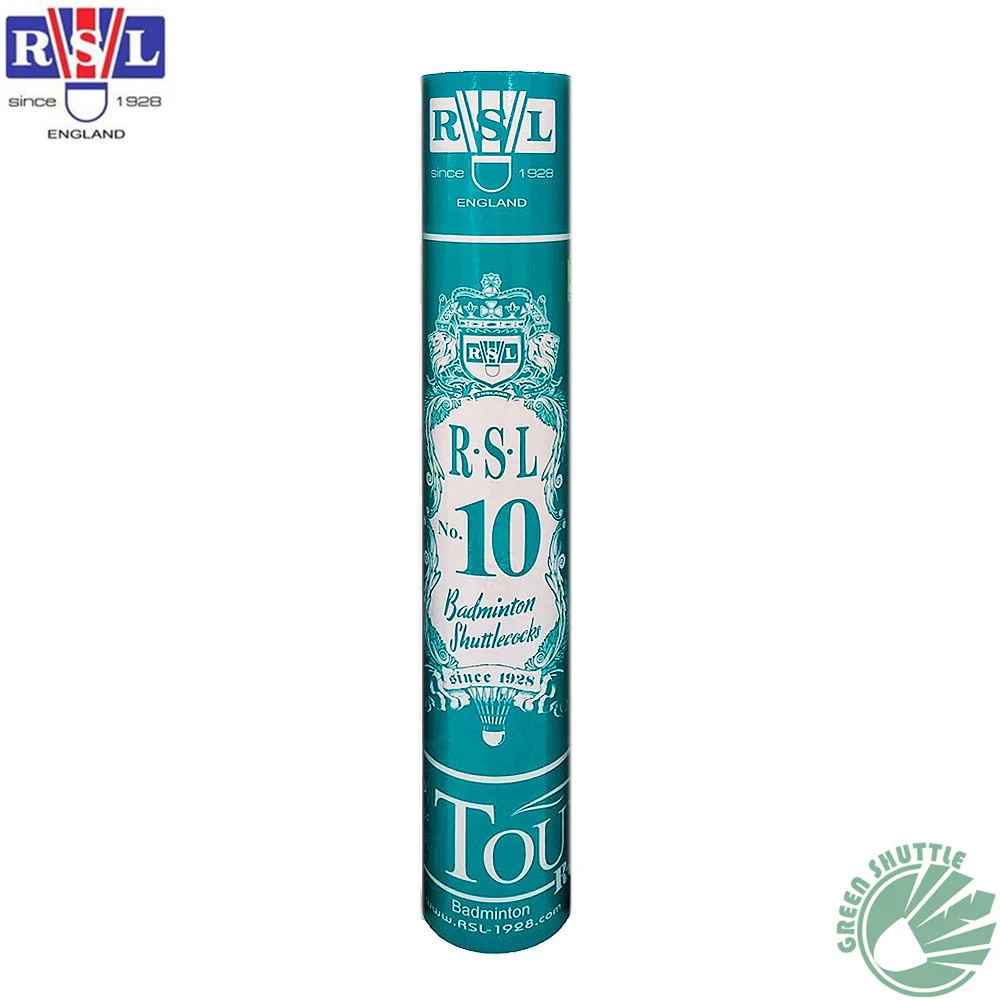 

2019 100% Genuine RSL Tourney Shuttlecocks No.10 Badminton Shuttle Duck Feather Ball For Beginner