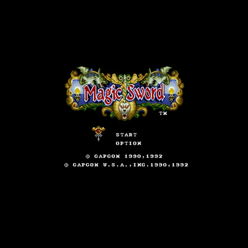 16-битная большая серая игровая карта Magic Sword для игроков NTSC Прямая поставка |