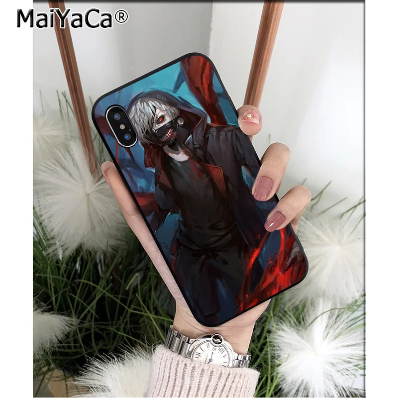 A2 MaiYaCa Токийский Гуль kaneki Кен клиент высокое качество чехол для телефона для Apple iPhone 8 7 6 6S Plus X XS MAX 5 5S SE XR чехол - Цвет: A2