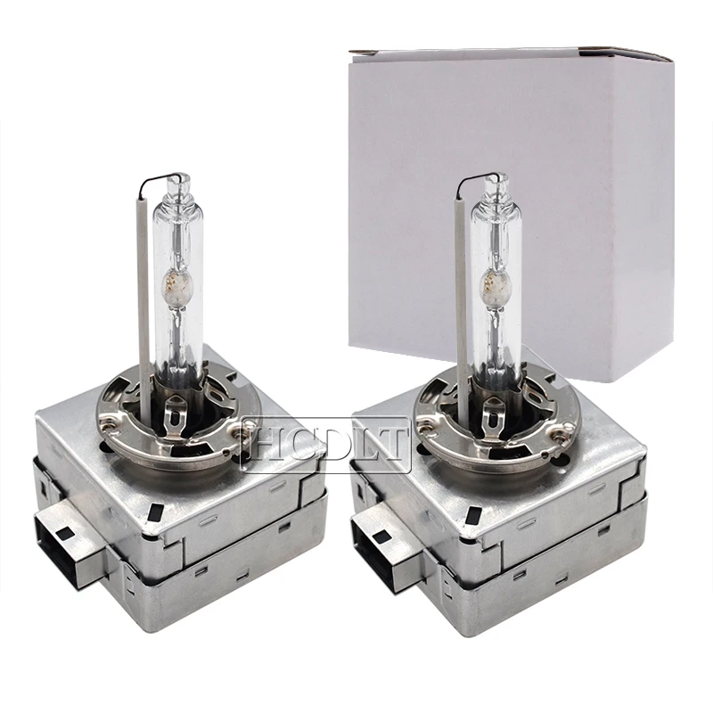 HCDLT Car Headlight 35W HID Xenon Bulb D1S 6000K 55W D3S 8000K 4300K 5000K D1S D3S Xenon HID Lamp Metal Claw Auto Headight Bulbs (4)