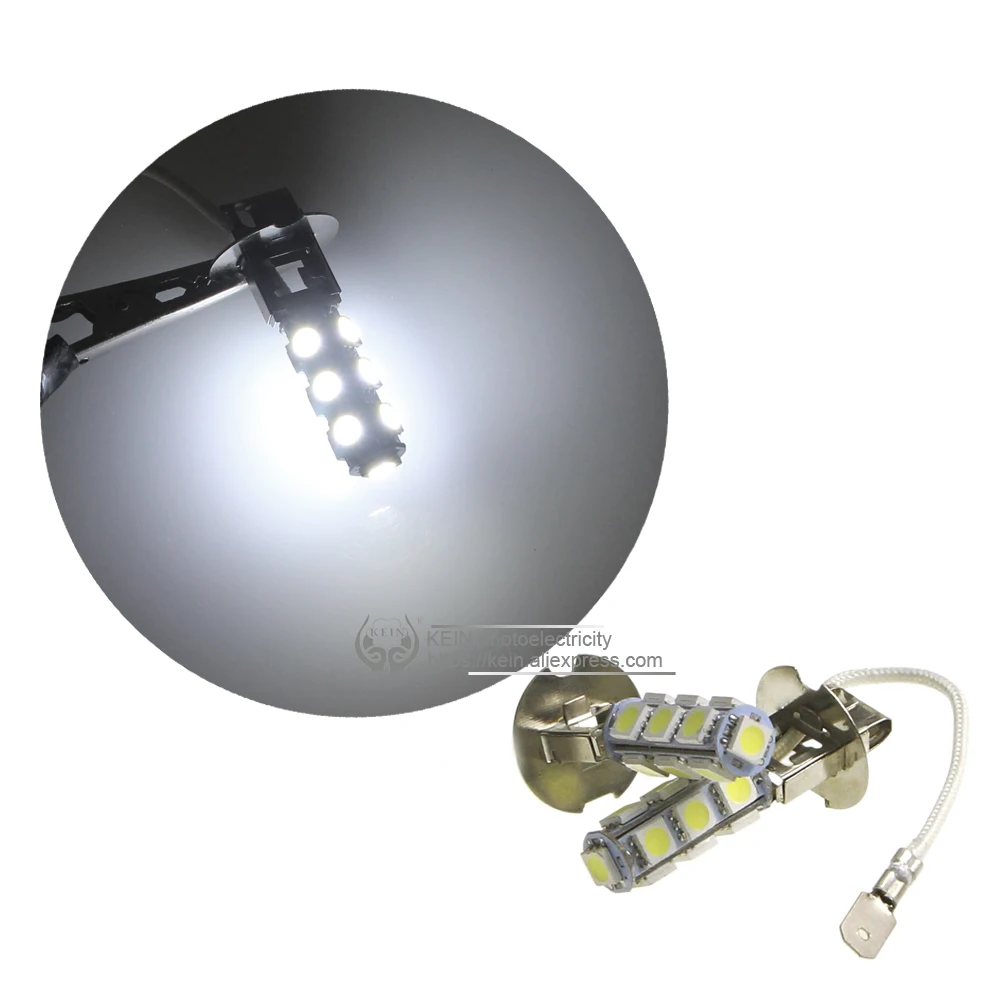 KEIN 6 шт. H3 светодиодный Противотуманные лампы 5050 13smd высокой мощности