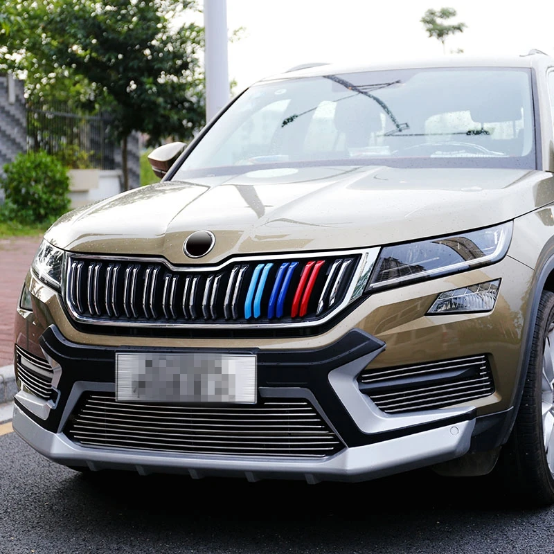 

Front&Rear Bumper Protector Corner Guard Scratch Sticker Protection Auto Accessories For Skoda kodiaq 2016-2018