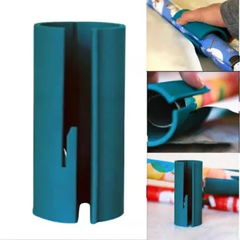 

1pcs Plastic Sliding Wrapping Paper Cutter Christmas Gift Seconds Wrap Paper Cutting Tools New For Any Size Paper Roll New