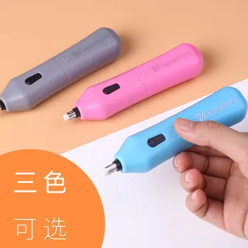 

Battery Operated Electric Eraser Automatic Electronic Rubber For Kids Sketch Drawing School Supplies Stationery Material Escolar