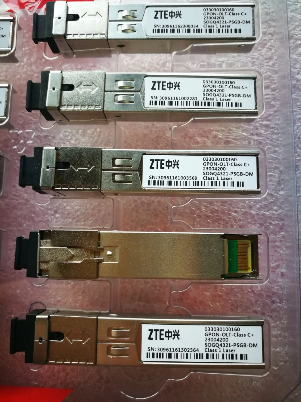 Оригинальный 033030100160 GPON OLT Class C + 23004200 SOGQ4321 PSGB DM светильник Модуль для ZTE|zte gpon olt|gpon