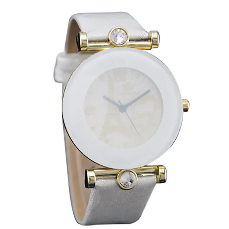 Goede Vintage Parijs Eiffeltoren vrouwen Quartz Horloge Vrouwen Meisjes Dames Studenten Casual Diamond Horloge Vrouwelijke Relojes 5N