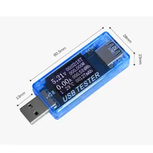 KWS-MX17 USB тестер ток Напряжение цифровой диспплей Зарядное устройство Ёмкость доктор Quick Charge Мощность банк Вольтметр напряжения 4 V-30 V 0-5A