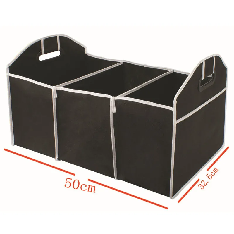 Kongyide автомобильный органайзер для автомобиля складные ящики для хранения игрушек, продуктов грузовой контейнер сумки черный ящик автомобиль Укладка Уборка аксессуары