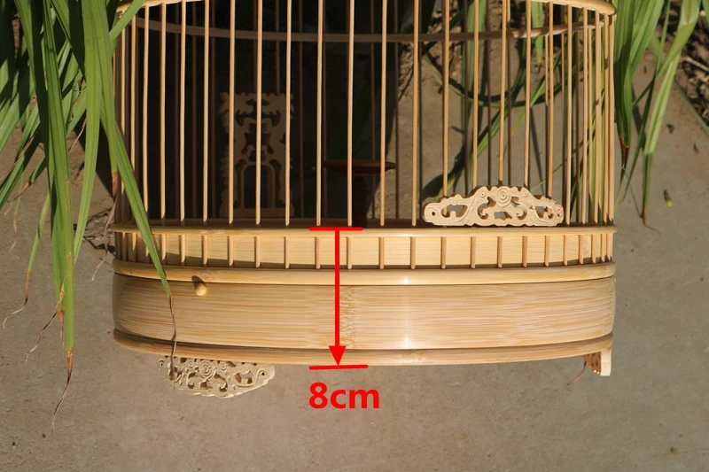 Ретро ручная бамбуковая клетка для попугая Страусиная клетка разборка самостоятельная сборка зоотоваров дом открытый подвесной Декор