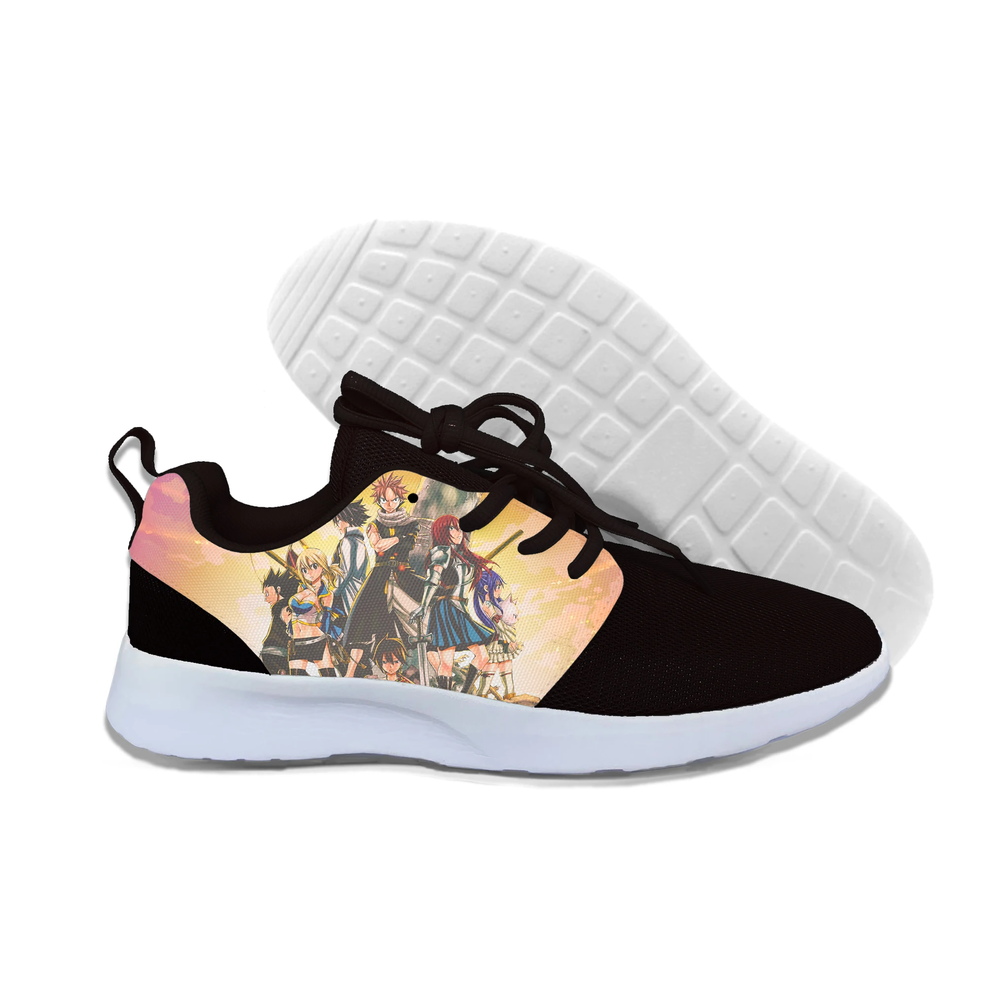 

2019 hot fashion Fairy Tail 3D casual shoes for men/women high quality Harajuku 3D printing Fairy Tail Sneakers