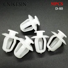 CNIKESIN 50PCS Nylon Clips for Citroen Picasso Peugeot 307 206 Auto Engine Cover Isolation Heat Plate Sound Insulation Fastener