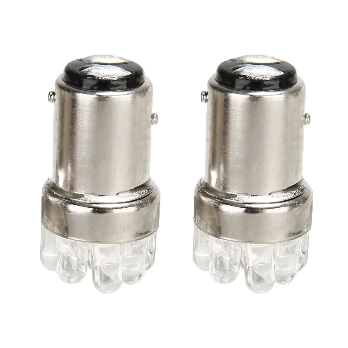 DC 12V BA15D 1157 Car Stop Brake Light 9-LEDs High Brightness Red Car Signal Lamp Taillight Bulbs