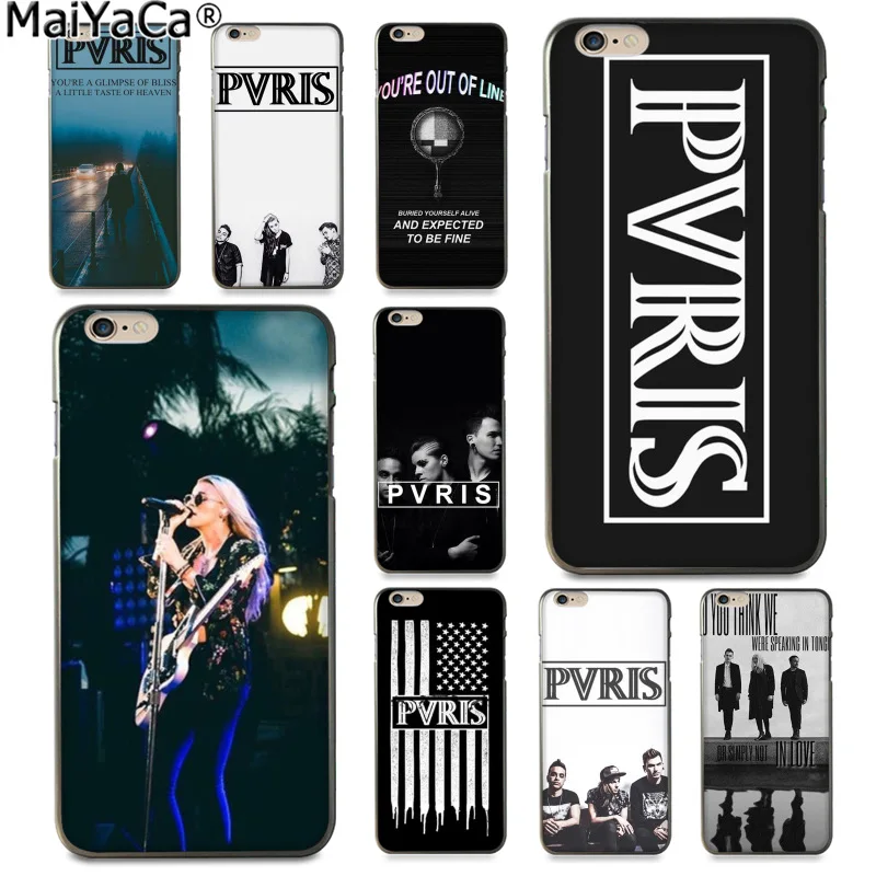 

MaiYaCa Pvris Band Luxury Fashion 2D Phone Case for Apple iphone 11 pro 8 7 66S Plus X 5S SE XS XR XS MAX