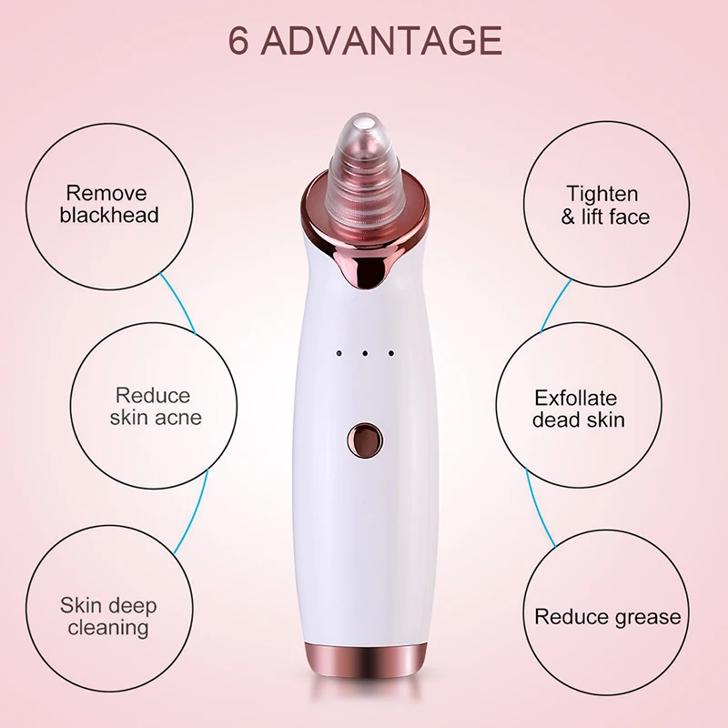 Electric Blackhead Remover Vacuum New Nose Face Deep Cleansing Machine Girl's Gift Skin Care Device Face Cleaning Tool