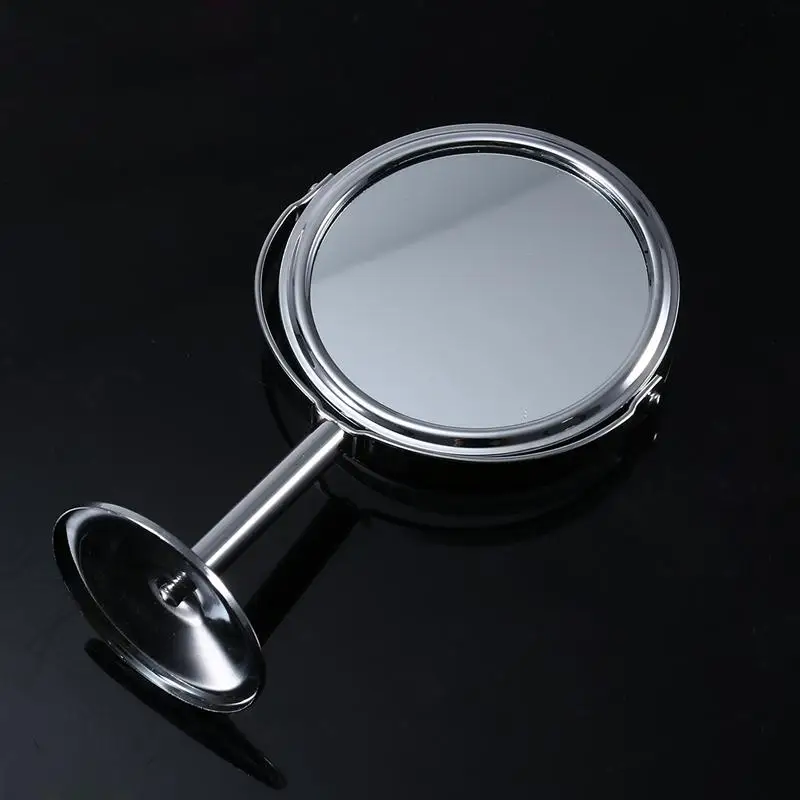 Симпатичный мультфильм стиль двухсторонний увеличительное зеркало для туалетного столика солнцезащитные очки, зеркальные круглые поворотный стол увеличительное зеркало Функция Стекло косметическое зеркало Инструменты