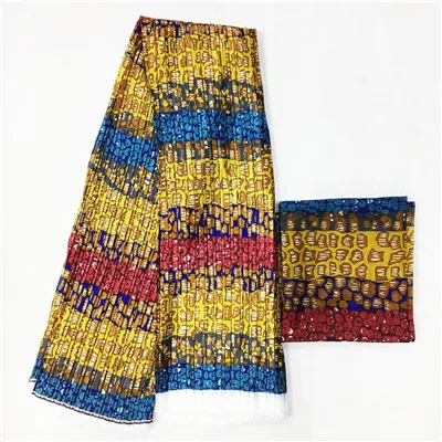 Новая цифровая печатная восковая дизайнерская африканская атласная ткань Африканский Воск узор раза атласная шелковая ткань для вечернего платья высокое качество - Цвет: MJ850507s8