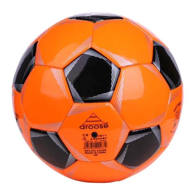 Прочный износостойкий футбол 2 цвета футбольный мяч ТПУ оборудование для спортивных тренировок мячи с игла для надувания сетчатой сумкой