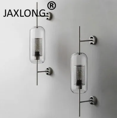 

Nordic Style Retro Design Wall Lamp Bedroom Bedside lustre Creative Wall Sconce Lighting Light Fixture Loft Wall Light for home