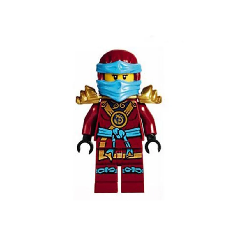 

6Pc Legoed Ninjagod Set Ninjaed Samukai Kai Jay Cole Zane Nya Pythor Ninja Heroes Minifigure Bricks Building Blocks Figures Toys