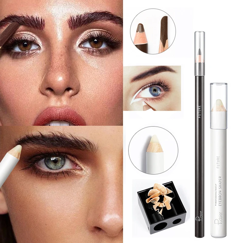 

3pcs/Set 3d Eyebrow Pencil Enhancer Highlighter Eyes Make Up Long Lasting Brow Natural Shadow Henna 10 Colors 4d Eye Brow Pen
