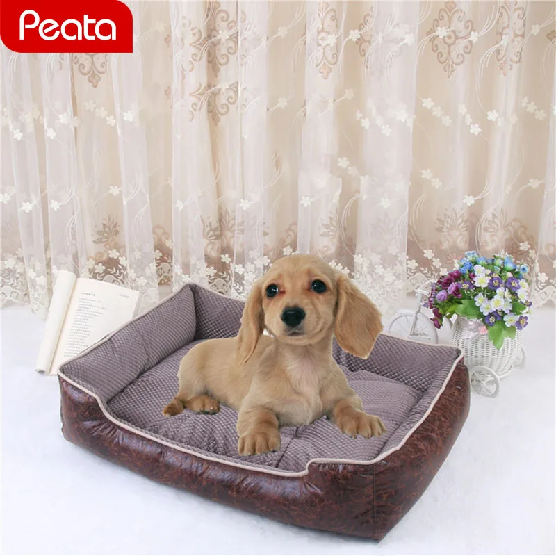 Best Pet Dog Bed Sofa Fall and Winter Warm Nest Kennel for Cat Puppy Small Dog Bed Warming Dog House Soft Material Pet Nest Dog V1