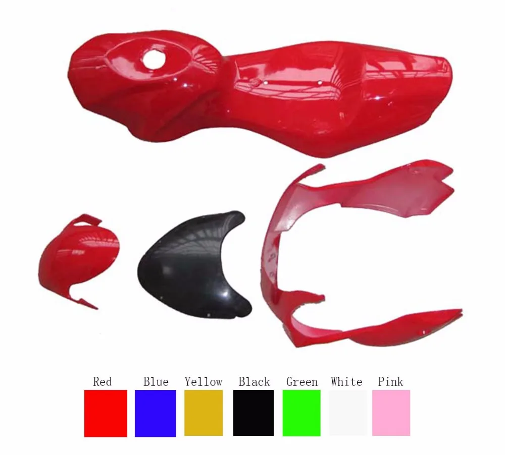 En plastique Carénage Kit Fender Plaque Garde Couverture pour Mini Moto