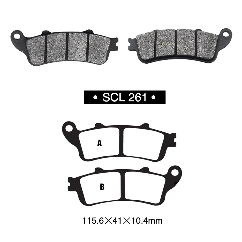 Sclmotos-3 пары мотоциклетных тормозных колодок для Honda CB1100 1997-2008 полуметаллические передние дисковые и задние дисковые Тормозные колодки Набор гоночных