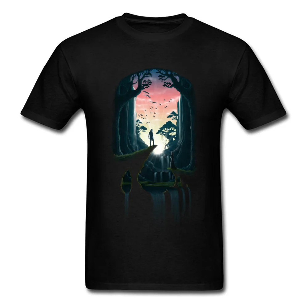 The Encounter T Shirt Short Sleeve Custom 2018 Men VALENTINE DAY Tops T Shirt Custom Tshirts O-Neck Pure Cotton The Encounter black