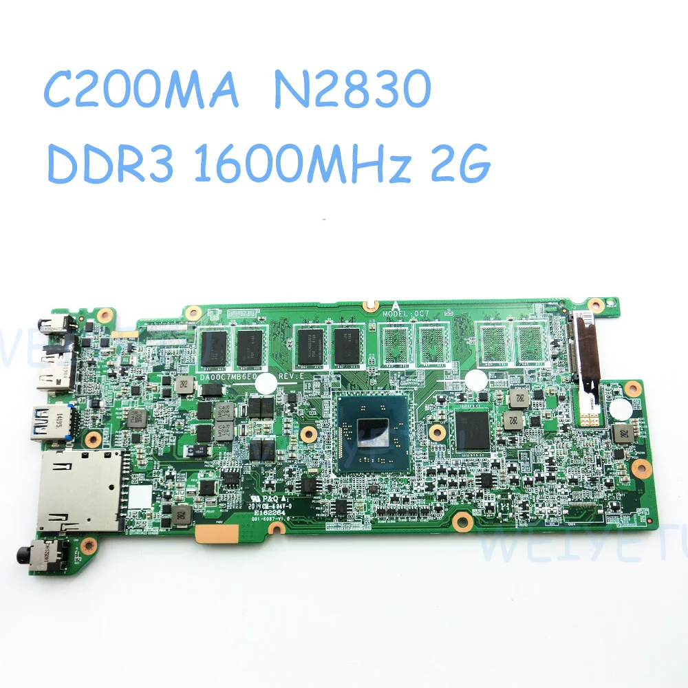 Материнская плата C200MA MAIN_BD._ 2G/N2830 для ноутбука Asus ноутбук с процессором N2830 2 Гб ОЗУ