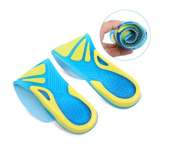 

Silicon Gel Insoles Foot Care for Plantar Fasciitis Heel Spur Running Sport Shock Absorption Pads arch orthopedic Insoles