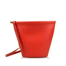 Женская сумка ведро из натуральной кожи сумка через плечо с застежкой на застежке простая сумка на плечо