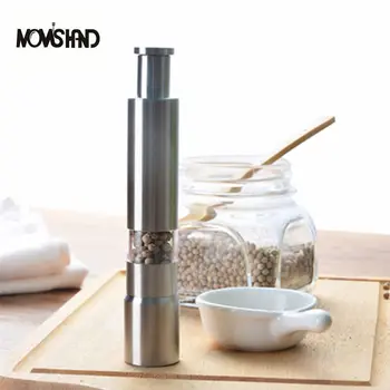 Manual Stainless Steel Salt and Pepper Mills 1
