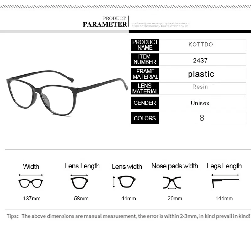 KOTTDO Новая мода женские оправа для очков в стиле кошачьи глаза студенческие круглые очки оправа Ретро Пластиковые очки оправа для мужчин