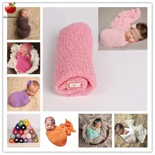 40*150 см стрейч трикотажная обертка новорожденный реквизит для фотосессии детское одеяло искусственный шелк обертывание s шарф-гамак для беременных пеленания Bebe Photo