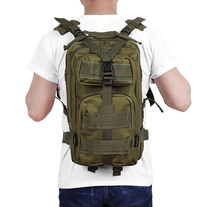 600D нейлоновый армейский тактический рюкзак Водонепроницаемый Molle на открытом