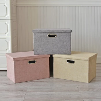 

Folding Children's Toy Clothing Storage Box Multi-Function Home Wardrobe Sundries Underwear Finishing Storage Box