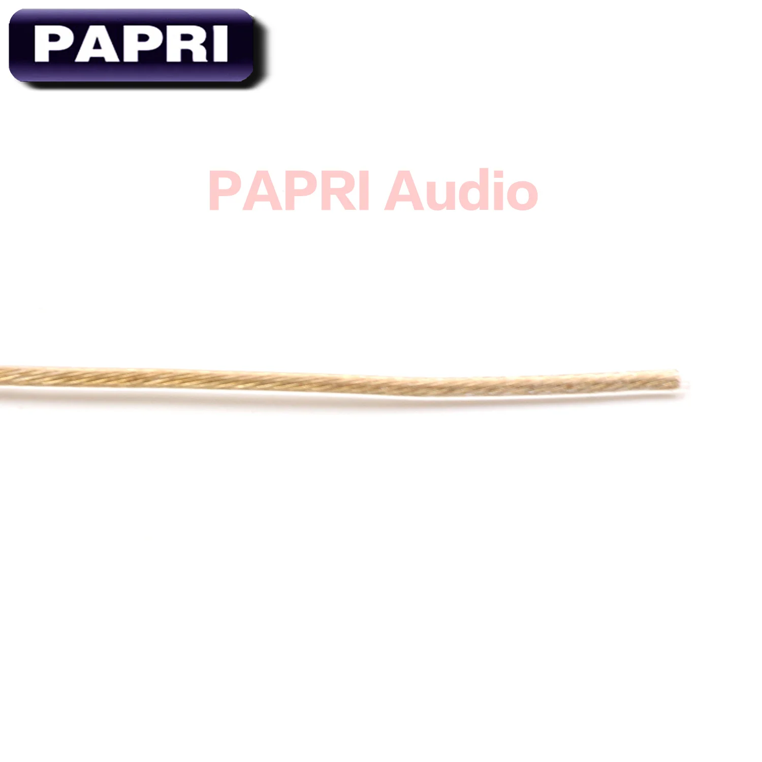 PAPRI Newest GS04 Headphone Cable DIY 7N OCC Gold Plated 3Mil Litz Structure Hifi Audio For Upgrade Earphone Wire 16Cores